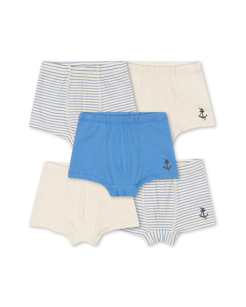 Boxershorts Barn 5pk - Øko Bomull | Basic Boy Boxers