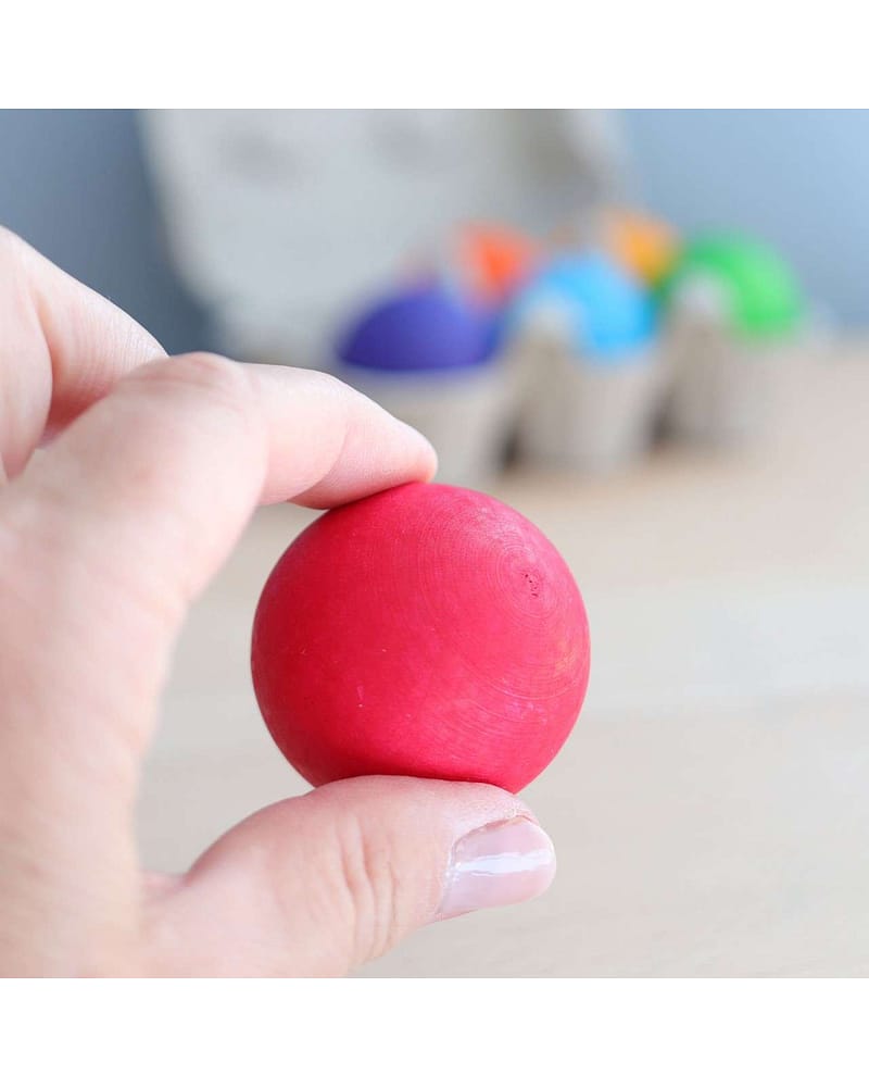 Trekuler 6stk - Til Kulebane m/ Grimms Regnbue | Rainbow Balls