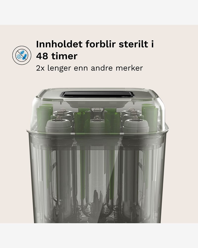 Baby Brezza SuperQuick Sterilizer Dryer på 10 min | Sterilisator med Tørk på 10 min