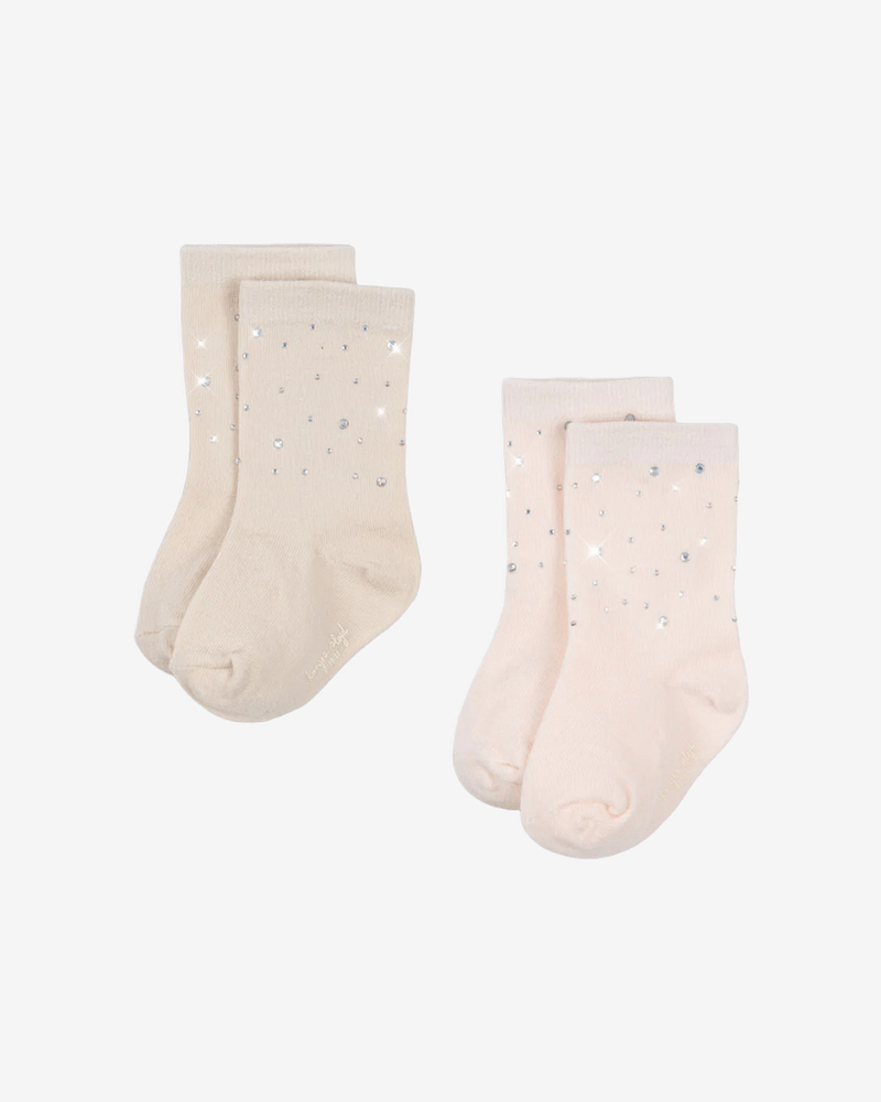 Sokker 2pk m/ Paljetter - Bomull Mix | Sequin Socks