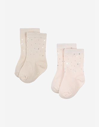 Sokker 2pk m/ Paljetter - Bomull Mix | Sequin Socks