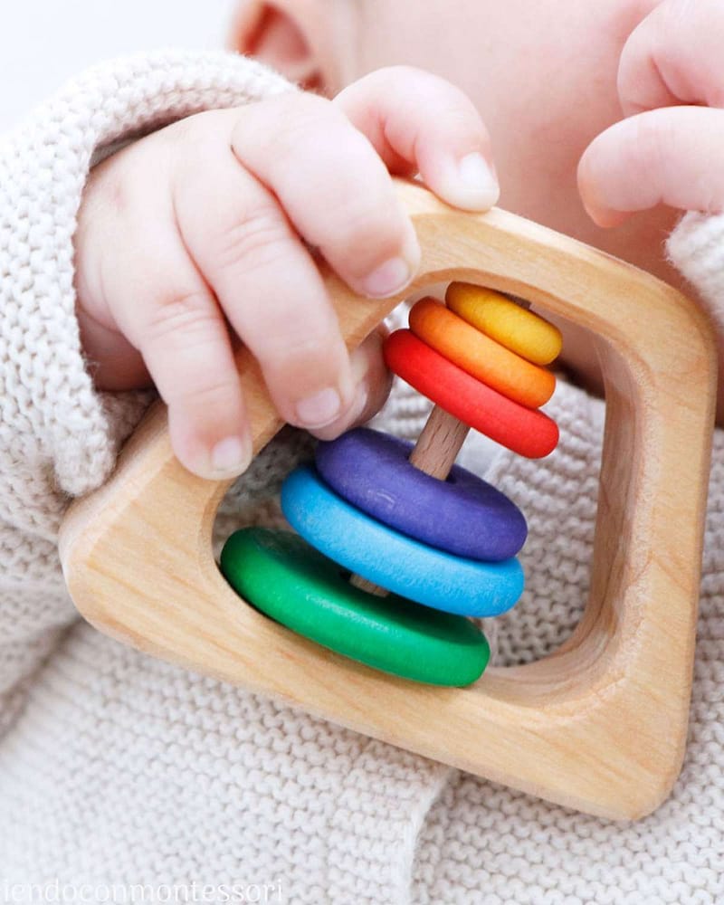 Rangle i Tre m/ Beroligende effekt | Rattle Pyramide