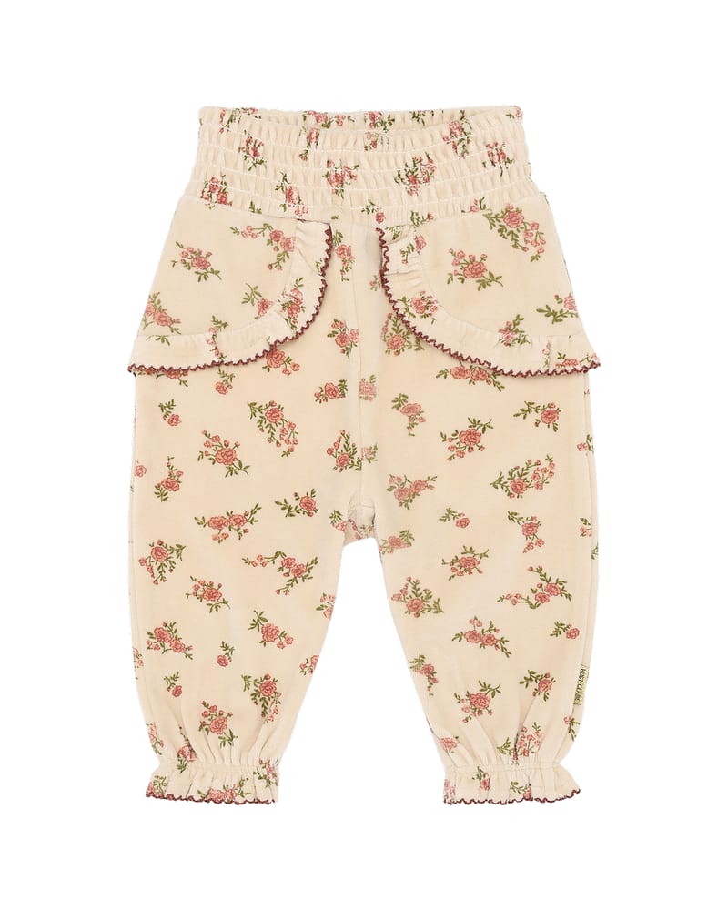 Bukse Baby - Terrystoff i Øko Bomull | Trine Winter roses