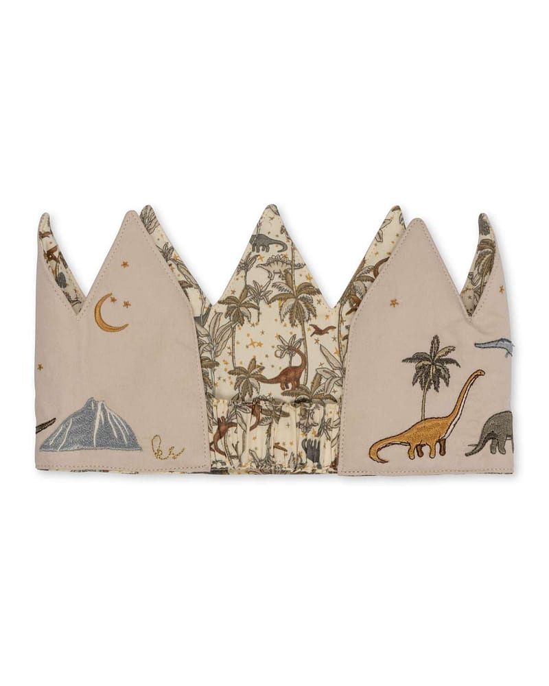 Bursdagskrone Barn 1-9år - Økologisk & Resirkulert | Fabric Birthday Crown