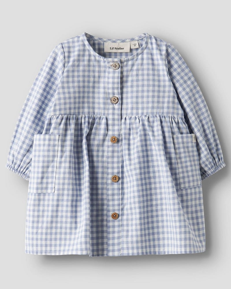 Kjole M/ Body Baby - 100% Øko Bomull | NBFTALLULA LS LOOSE BODY DRESS LIL