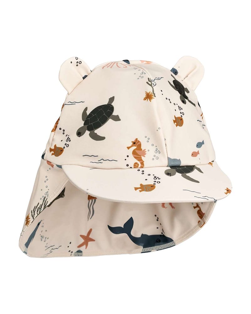 Solhatt UV 50+ - Badehatt m/ Nakkeskygge | Senia