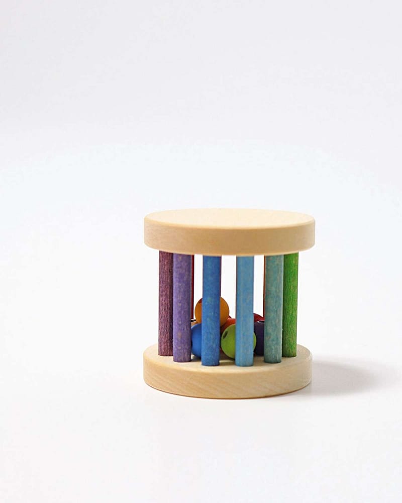 Babyleke - Rullende Rangle i Tre | Mini Rolling Wheel