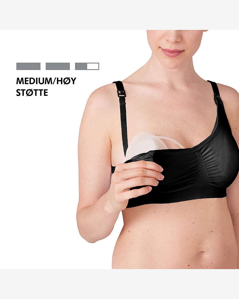 Amme & Brystpumpe BH 3-i-1 - Høy Støtte