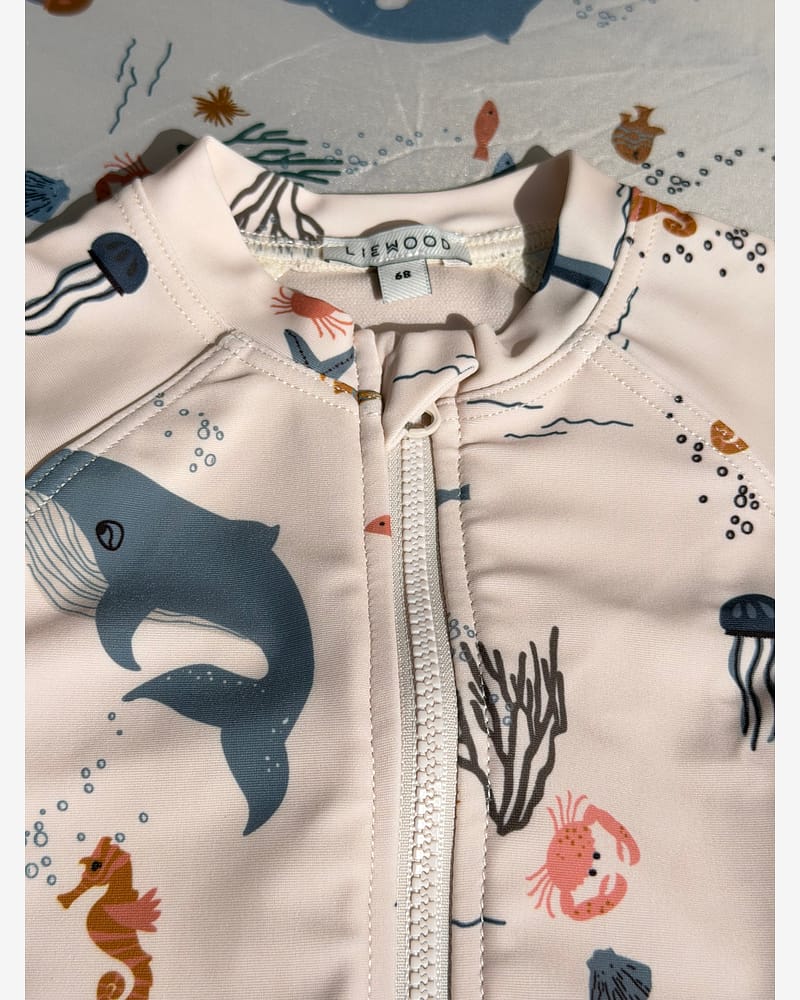 Badedrakt, T-skjorte ermer - UV drakt UPF40+ | Max Printed Shortsleeve Swim Jumpsuit
