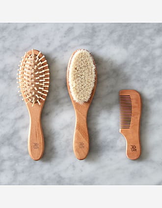 Hårbørste Sett 3pk - Baby og Barn 0-5år | Wooden Brush Set