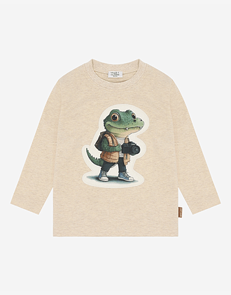 Trøye Barn m/ Print - Øko Bomull | HCAnton Croco