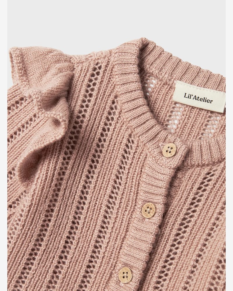 Cardigan i Ull Baby - Strikket