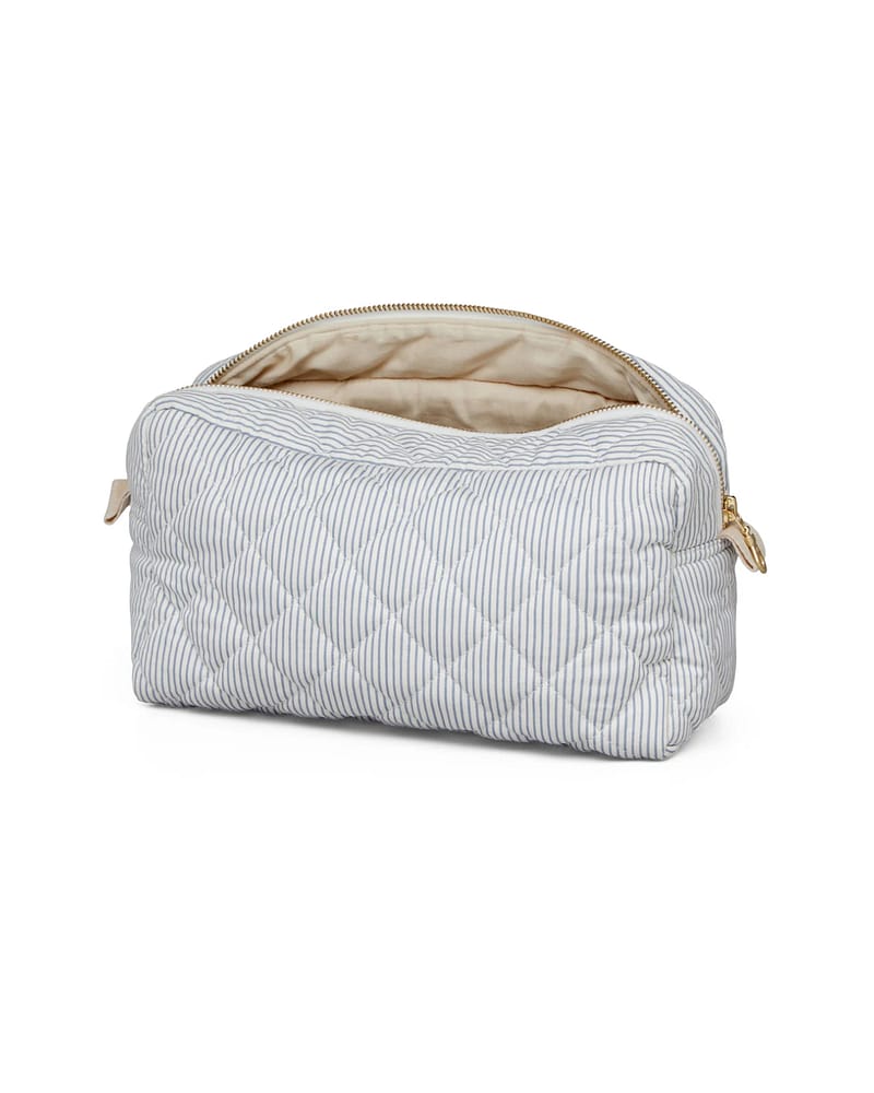 Cam Cam Toalettmappe - Økologisk - 5Liter - Classic Stripes Blue, Praline