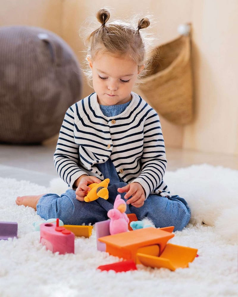 Dukkehus i Tre - Bærbart Byggesett 15stk | Mobile Home