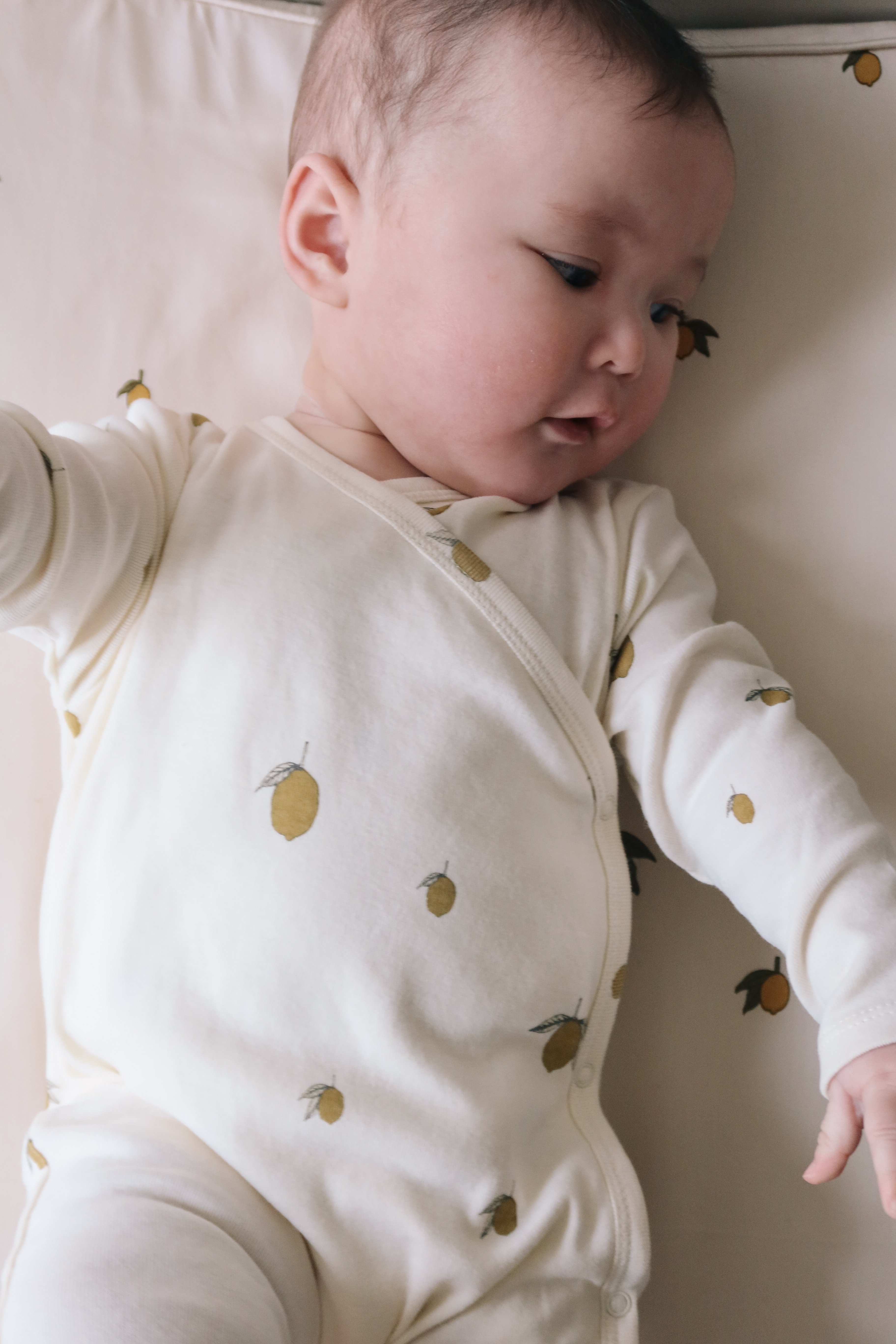 Heldress Baby med Omslag – Øko Jersey | Newborn Onesie GOTS
