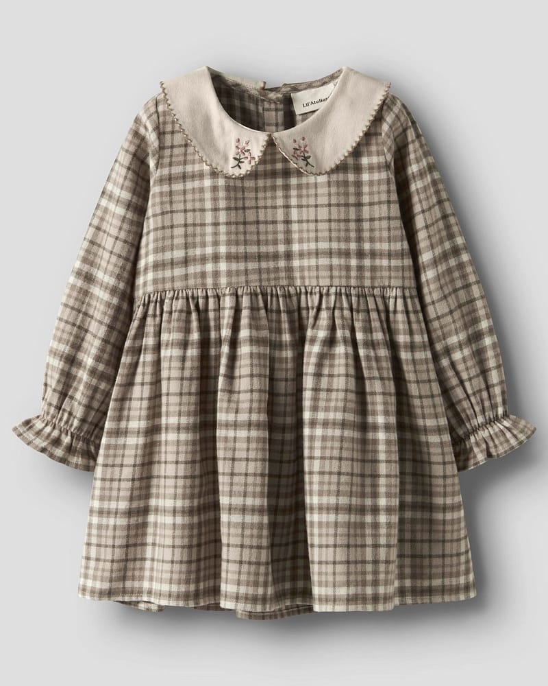 Kjole Barn M/ Krage - Øko bomull | REBEL LS DRESS LIL