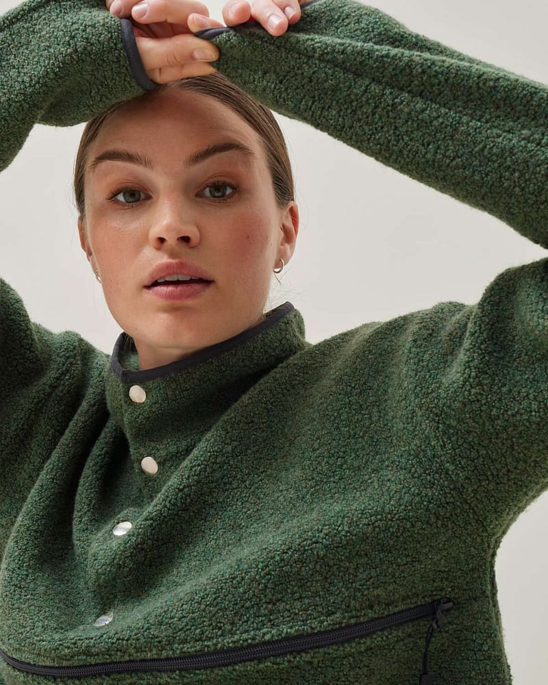 Gravid og Ammegenser Ullfleece | Maternity Fleece Sweater 90s