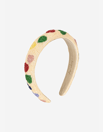 Hårbøyle med fargerik glassperler | Coeur Beaded Hair Brace