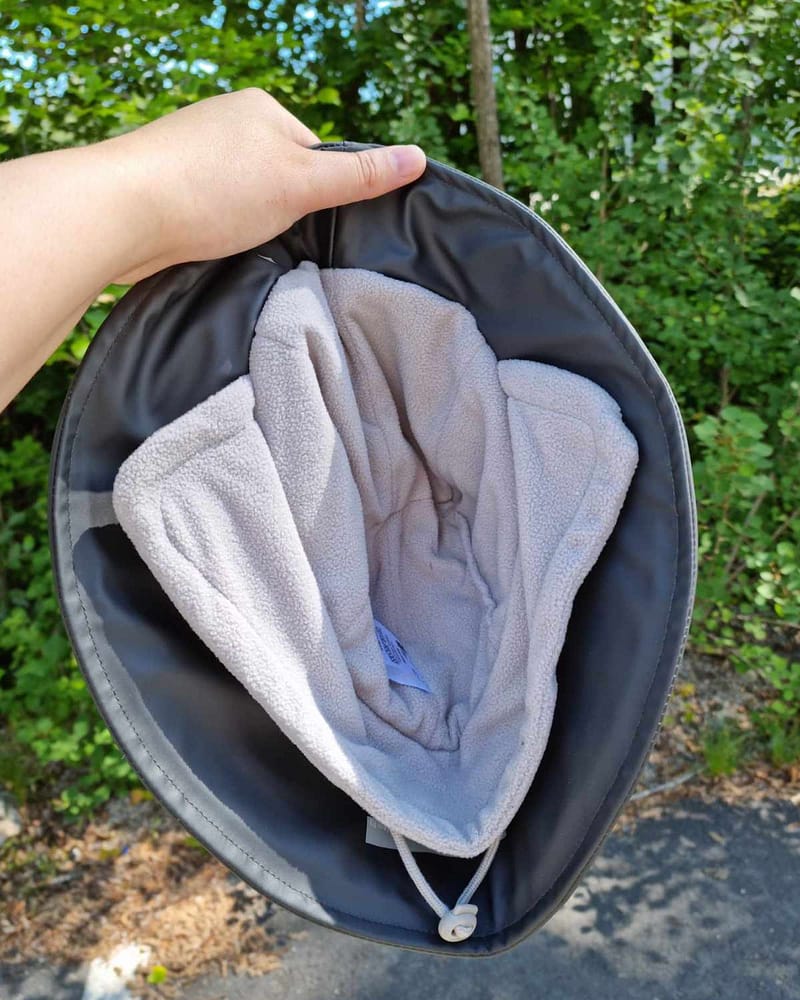 Sydvest Barn Vêret - M/ Fleecefôr med øreklaffer