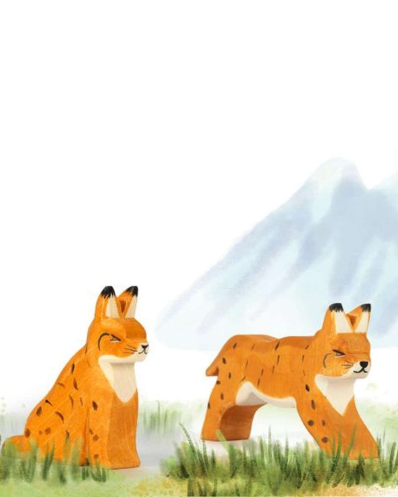 Håndlaget Trefigur | Dyrefigur Skog