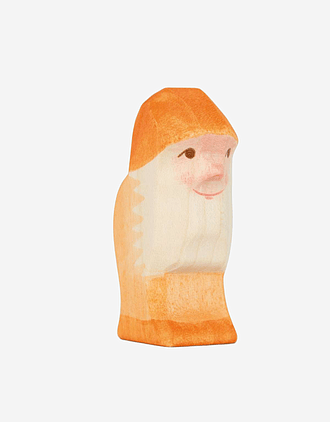 Dverg Trefigur - Håndlaget Dukketeater Dukker | Dwarf Orange