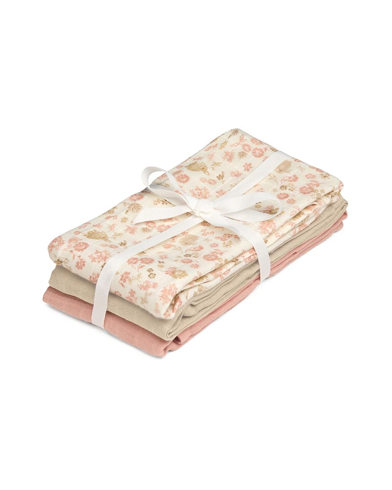 Gulpekluter Musselin 3pk - Økologisk | Gasskluter 70x70