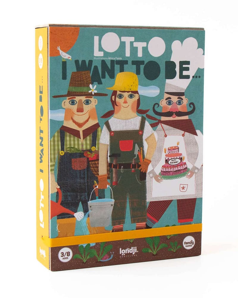 Lotto og Memory spill Barn 3år+ "Når jeg blir stor, vil jeg bli.." | LOTTO "I Want To Be"