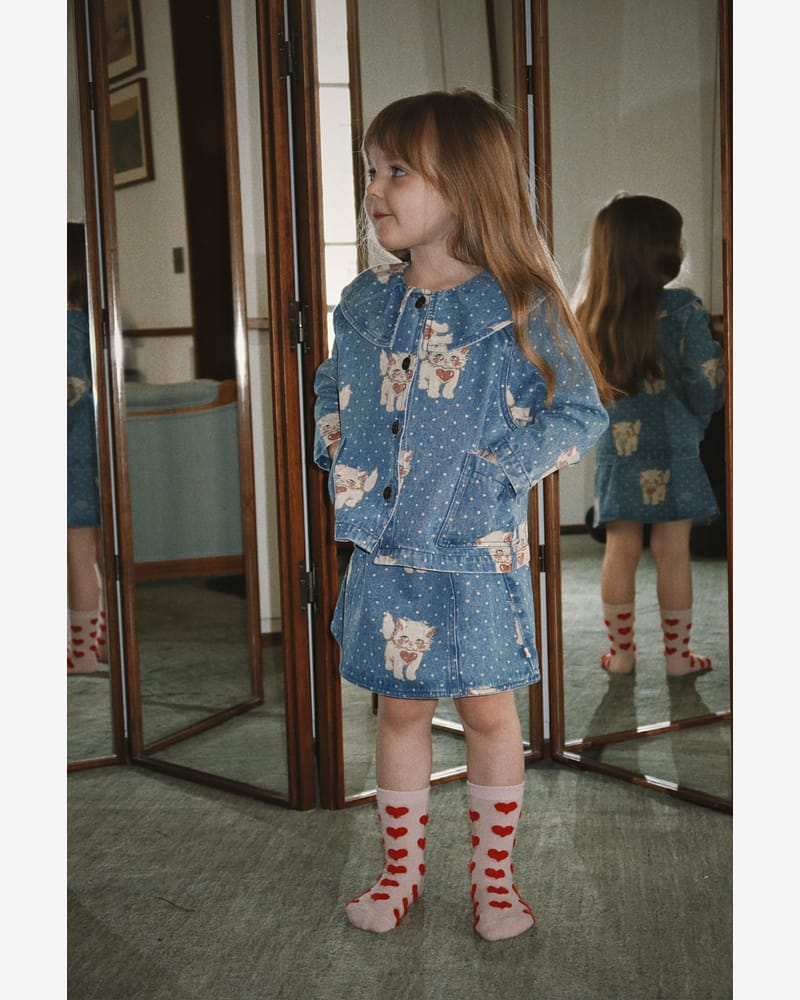 Denim Skjørt Barn - Woven, 100% Øko Bomull | Magot Skirt GOTS