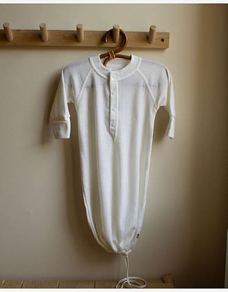 Nattpose / Babypysj i ull - 100% Merino - Rib - Basic (0-3mnd)
