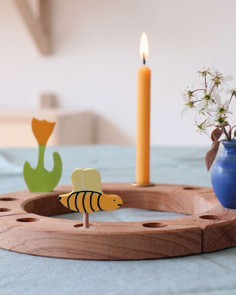 Bie til Bursdagsring | Figur Grimms Lysestake