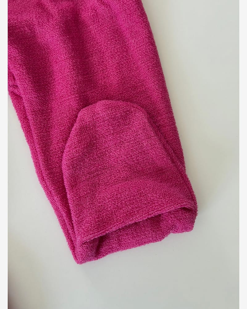Pysjamas med Føtter i ullfrotte - 100% ubehandlet ull