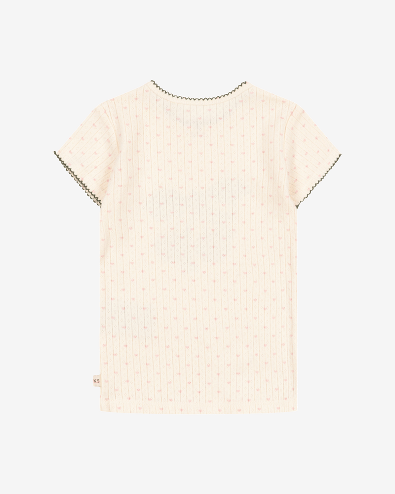 T Skjorte - Øko Bomull Pointelle | Minnie Tee GOTS