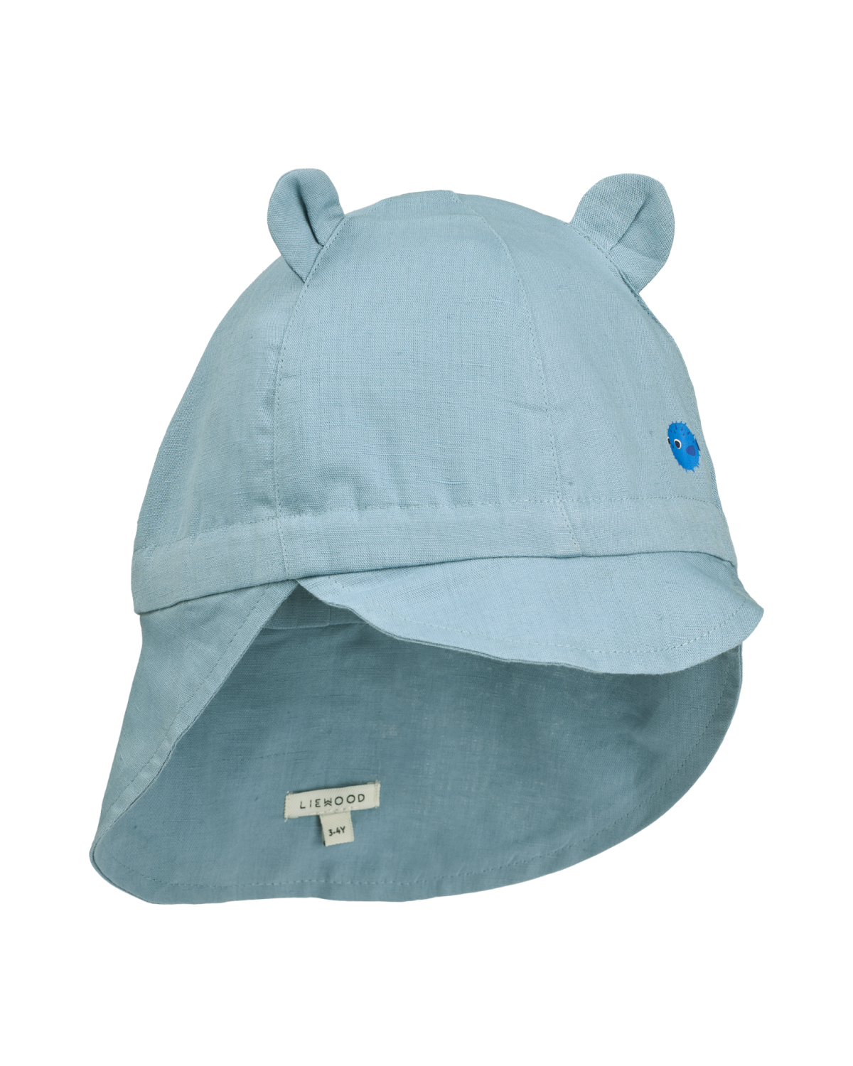 Solhatt m/ Nakkeskygge - Økologisk Lin og Bomull | Gorm