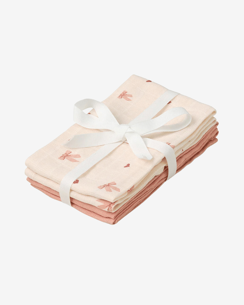 Vaskekluter Musselin 4pk - Økologisk | Gasskluter 30x30