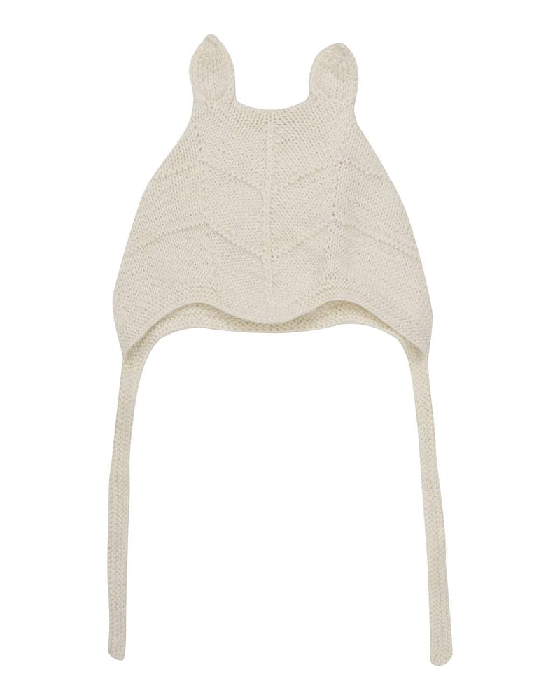 Babylue med ører - 100% Alpakka | Bonnet Ears Alpaca Wool Knit