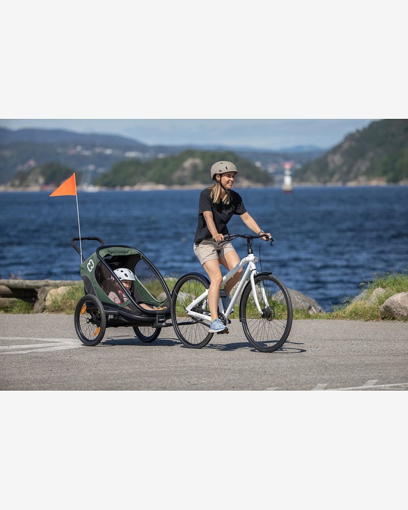 Hamax Outback Sykkelvogn & Barnevogn, Plass til ett barn | Singel Bicycle Trailer