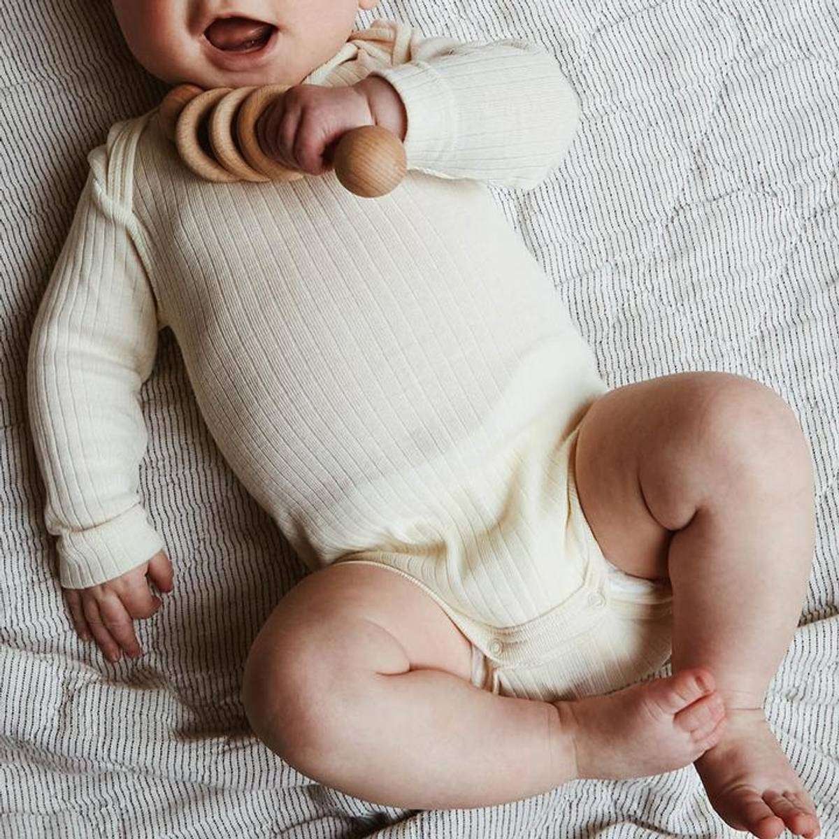 Body Rib – 45% Bomull, 35% Merino, 20% Silke – Ubehandlet Ull