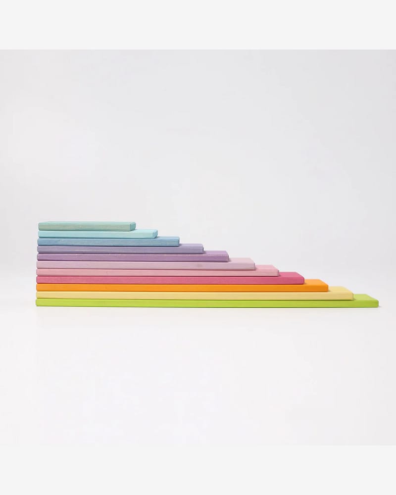 Pastel Planker - Stableleke i Tre | Montessori Leker