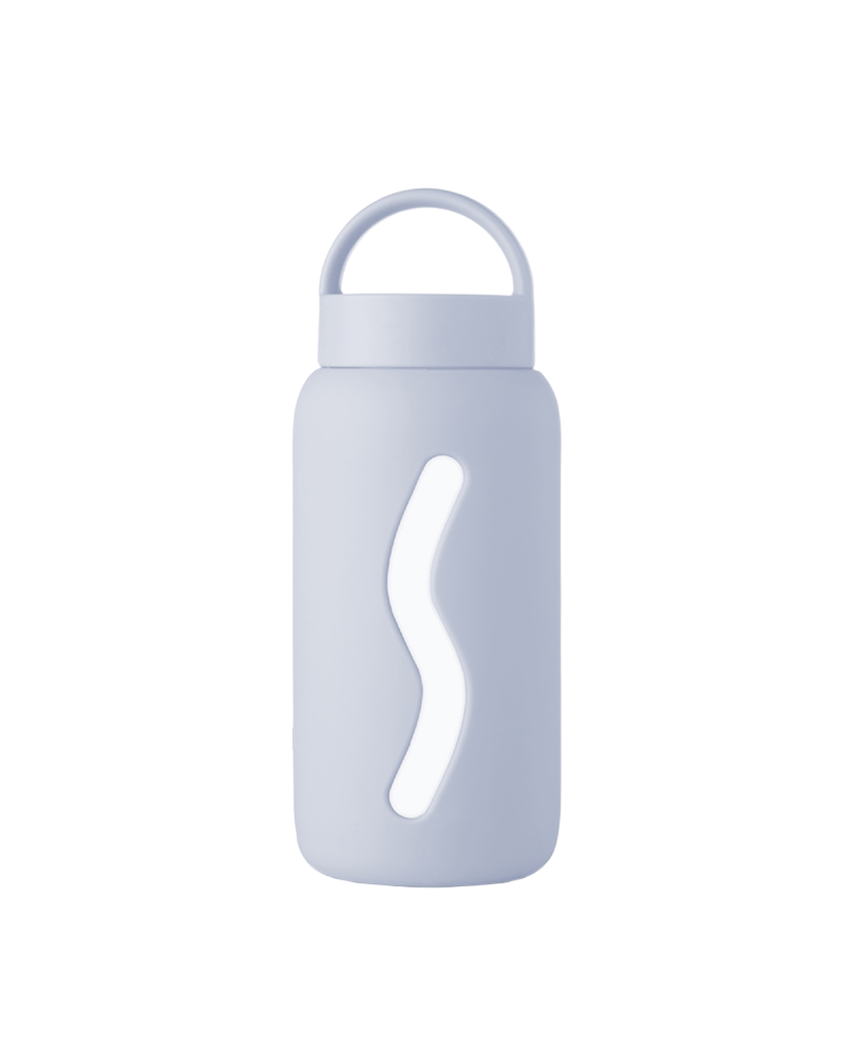 Vannflaske i Glass – 500 ml | Mini Bottle, Lyseblå - Quantum Ice