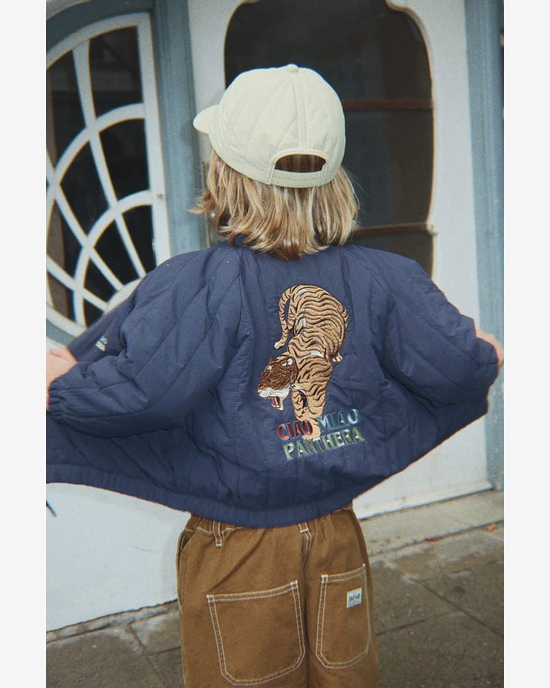 Tynn Boblejakke - Vindtett, Vannavstøtende | Juno Printed Bomber Jacket