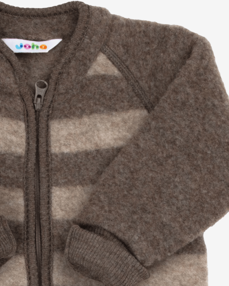 Ulldress i Ullfleece M/ Glidelås - 100% Merino | Heavy Basic
