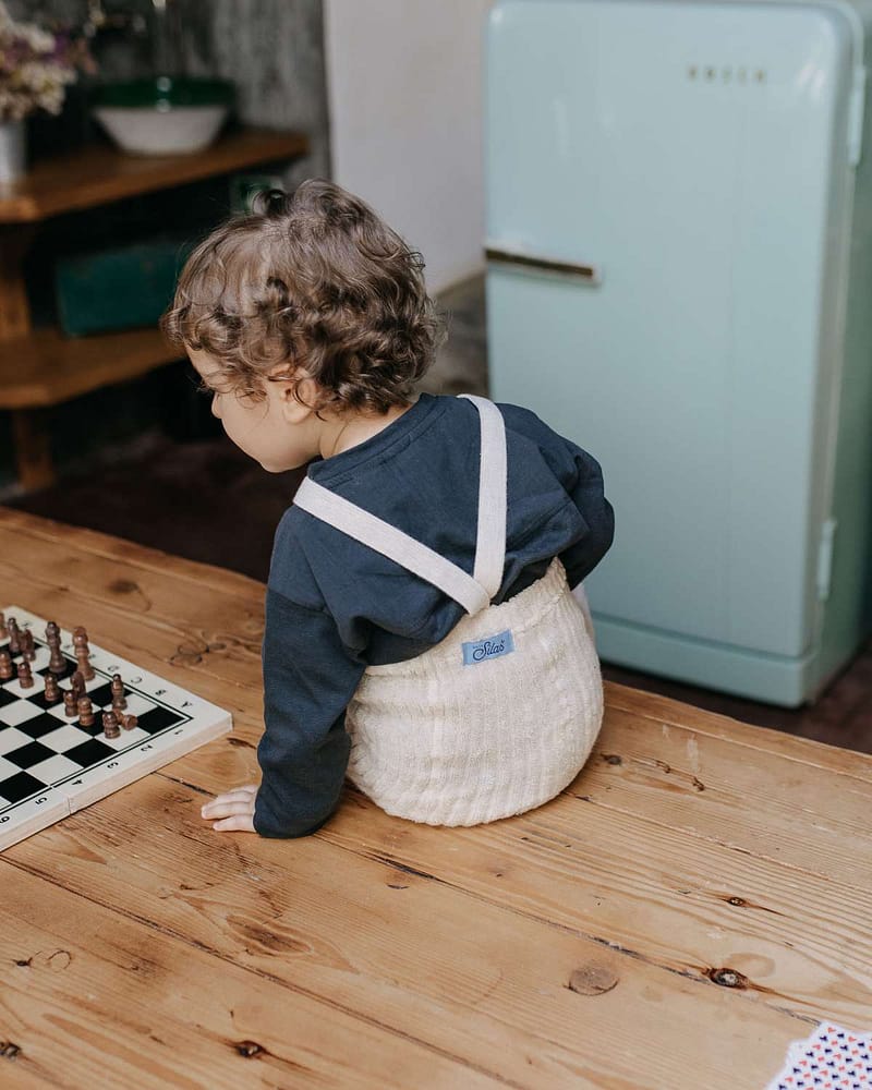 Strømpebukse Teddy Ribb - u/ fot, m/ seler | Granny Footless Tights