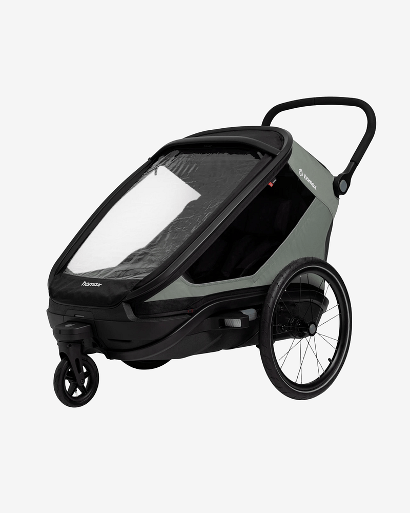 Hamax Outback Next Sykkelvogn & Barnevogn, 2-Seter | Double Bicycle Trailer