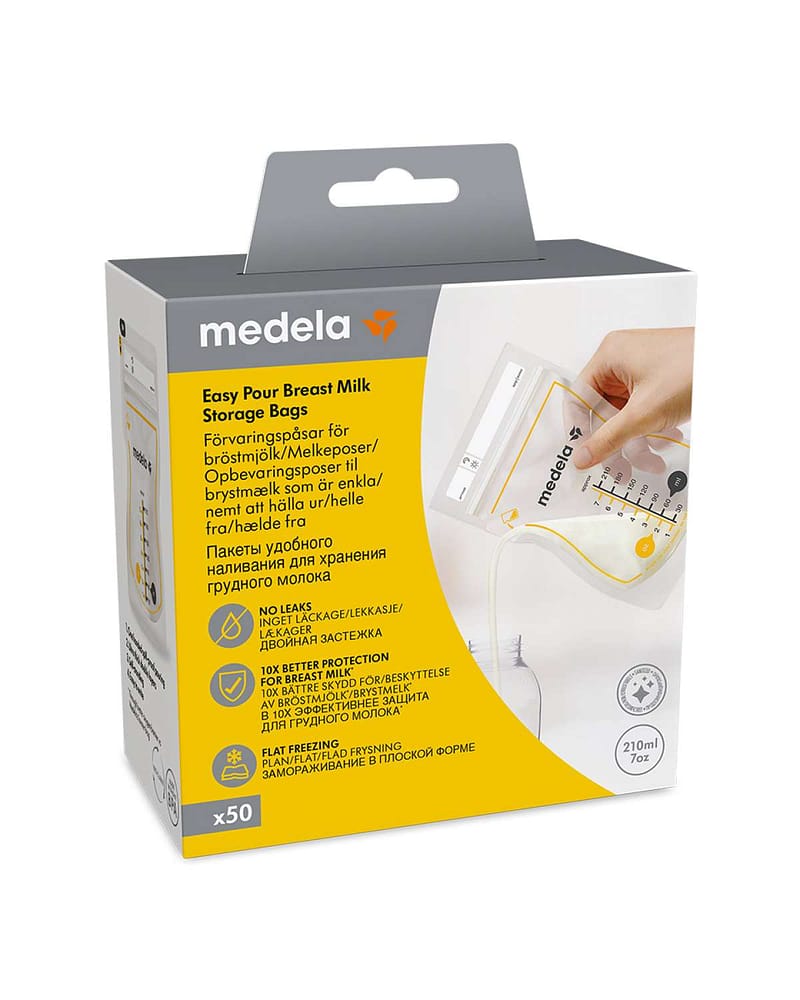 Oppbevaringsposer Brystmelk Easy Pour