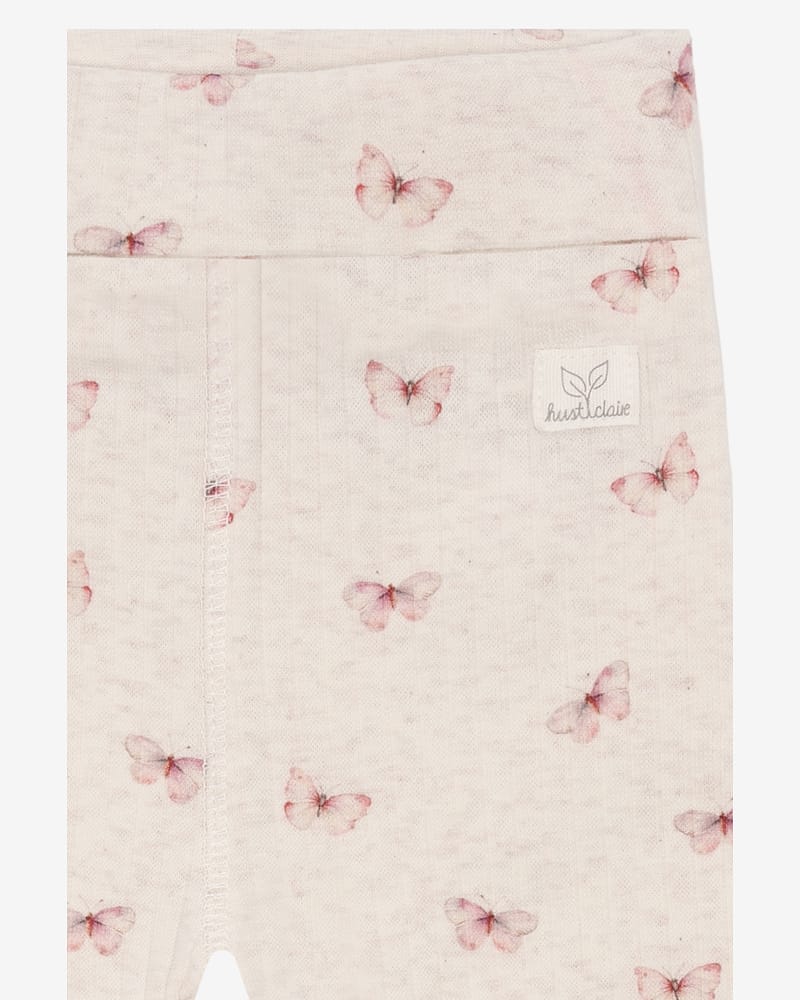 Leggings Baby m/ dobbelt liv - 95% Øko Bomull, 5% Elastan | HCLuca Animals