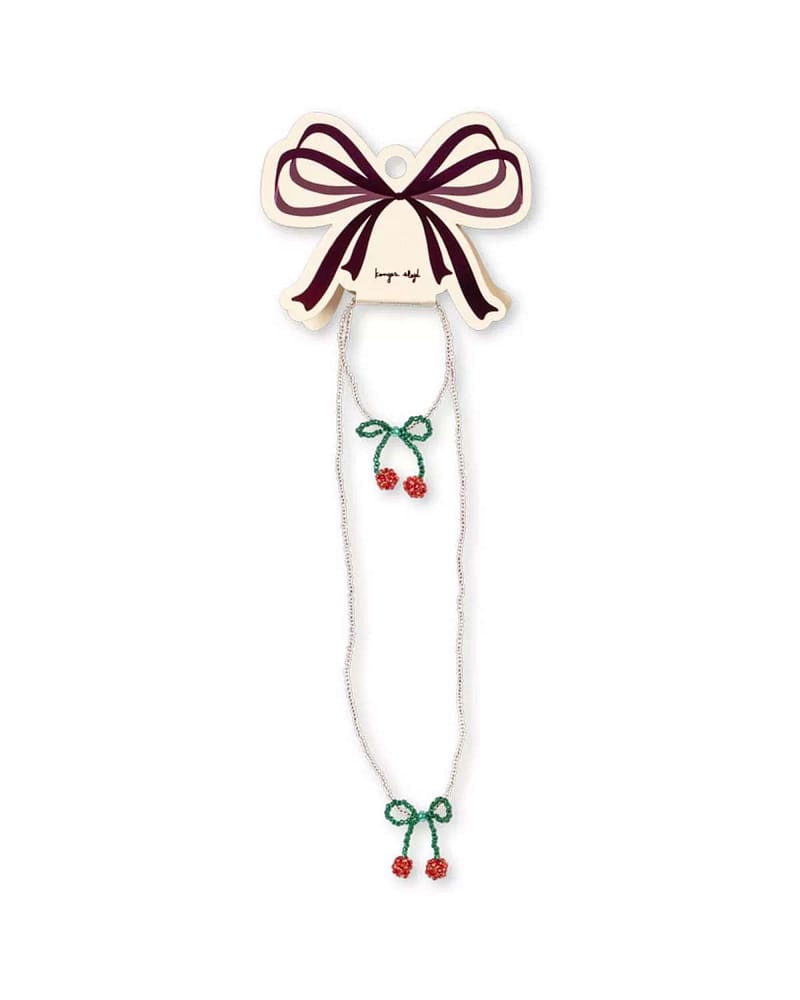 Kjede og Armbånd M/ Glassperler | Pearl Necklace and Bracelet