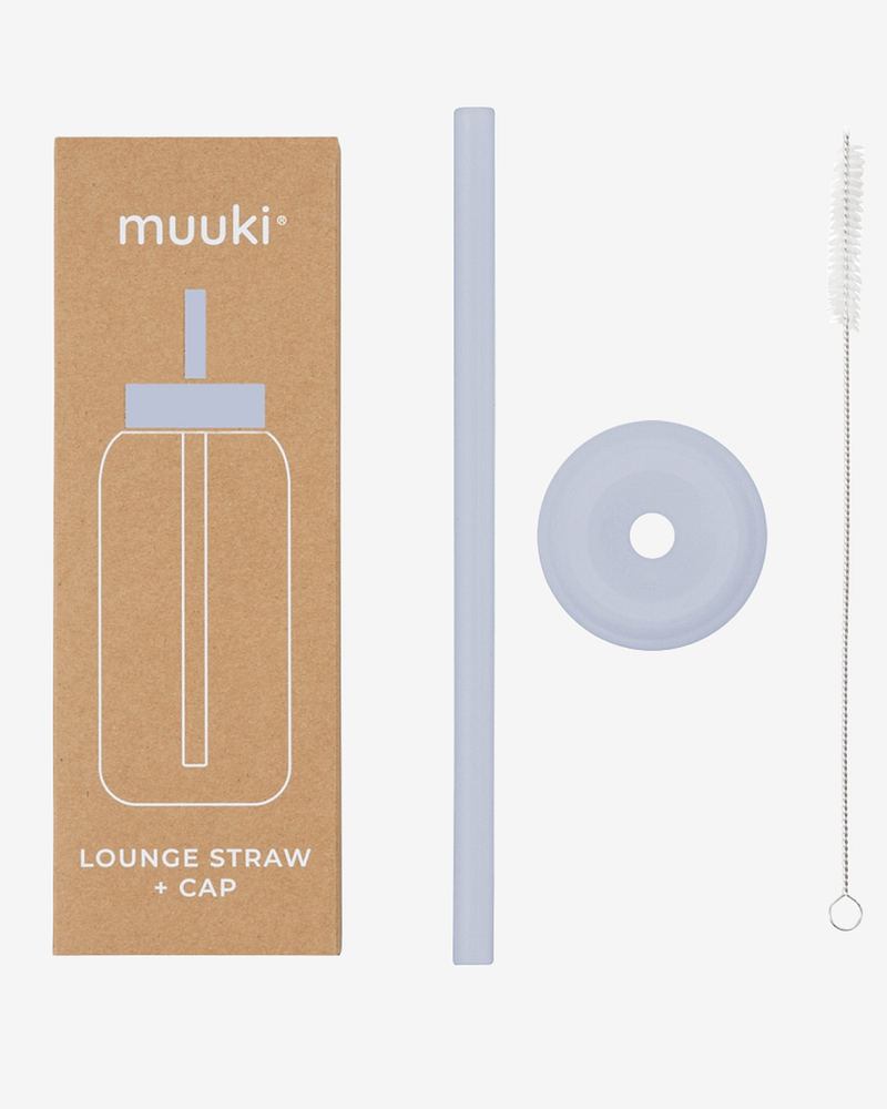 Flaskelokk m/ Sugerør til Muuki Daily Bottle - Lounge Straw + Cap