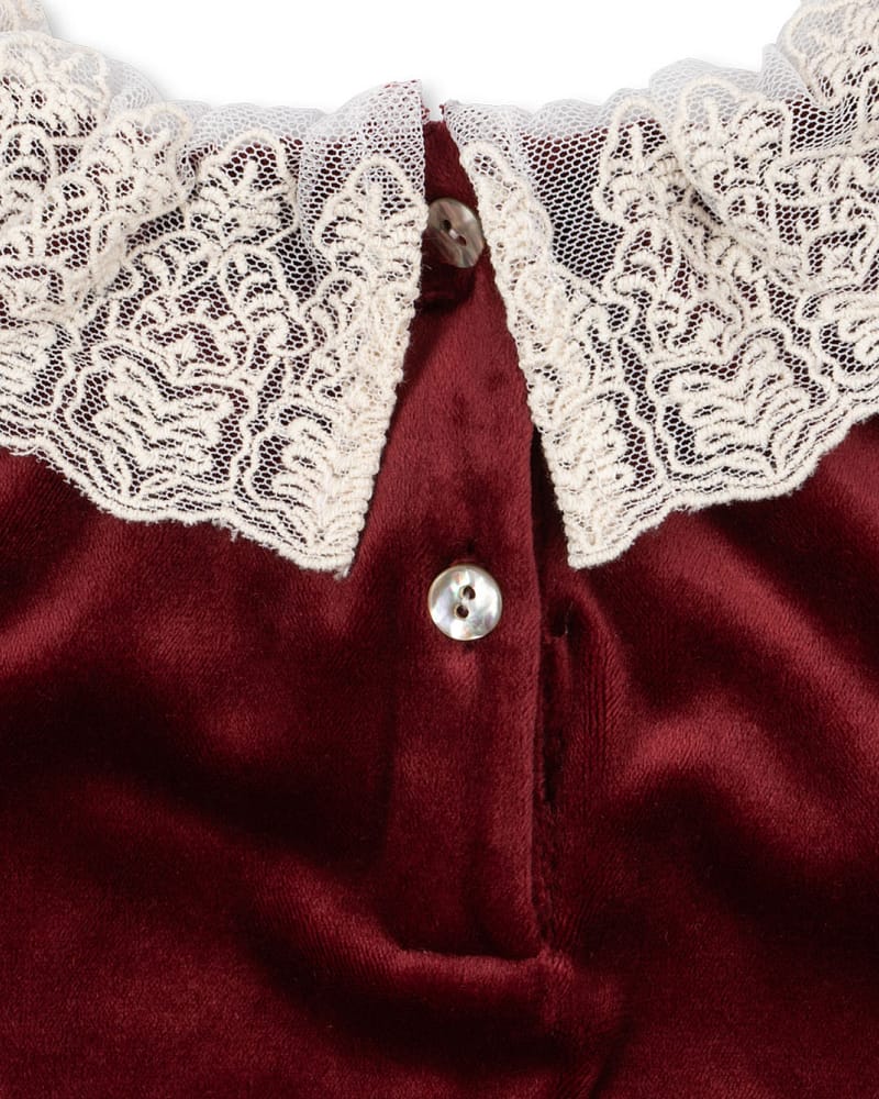 Kjole Barn med vid krage - Fløyel | Venola Dress