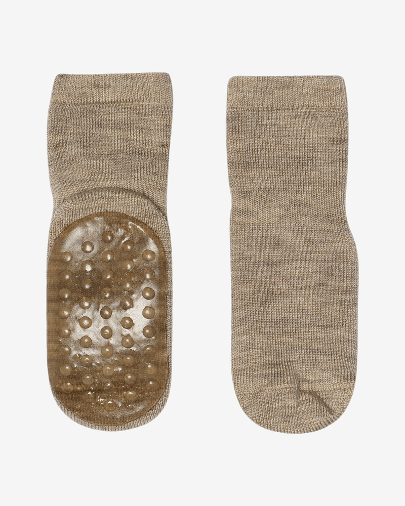 Krabbesokker i Merinoull - Frottésokker | Anti-slip grip socks