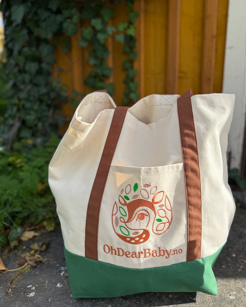 Totebag / Barnehagepose - Øko Bomull